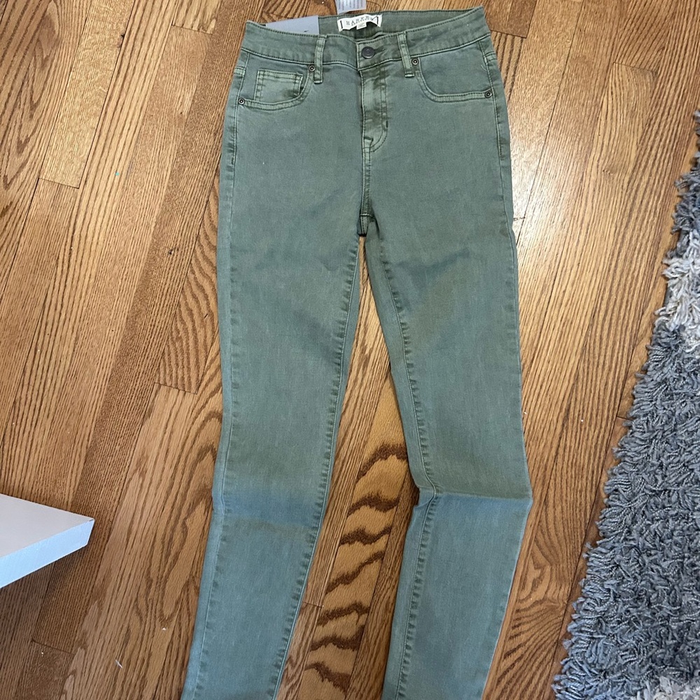 Olive Green Skinny Jeans